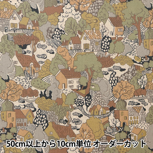 [From quantity 5] Fabric "Liberty Liberty Print Air Cotto Apple Door 813331110-J22A" Liberty Japan