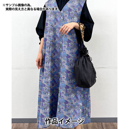 [From quantity 5] Fabric "Liberty Liberty Print Air Cotto Apple Door 813331110-J22C" Liberty Japan