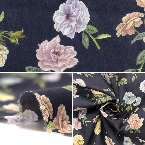 [From quantity 5] Fabric "Liberty Liberty Print Tana lawn Sended 363J6803-A" Liberty Japan