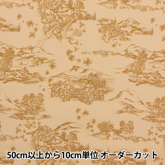 [From quantity 5] Fabric "Liberty Liberty Print Tana lawn Siam Rock Scene 363J6805-C" Liberty Japan