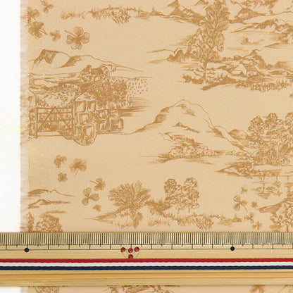 [From quantity 5] Fabric "Liberty Liberty Print Tana lawn Siam Rock Scene 363J6805-C" Liberty Japan