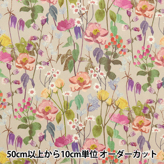 [From quantity 5] Fabric "Liberty Liberty Print Tana lawn Fairy Tail Forest 363J6809-B" Liberty Japan