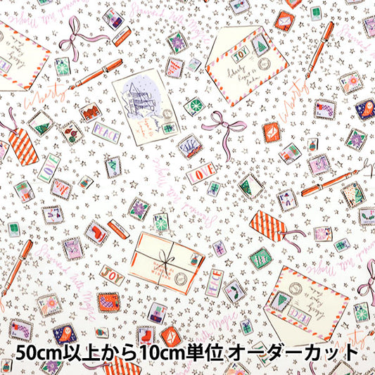 [From quantity 5] Fabric "Liberty Liberty Print Tana lawn Stamp Top with Magic 36364582-B" Liberty Japan
