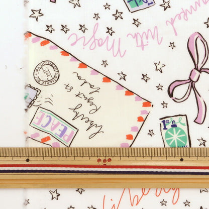 [From quantity 5] Fabric "Liberty Liberty Print Tana lawn Stamp Top with Magic 36364582-B" Liberty Japan