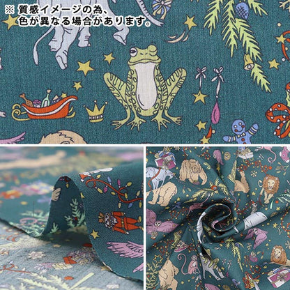 [来自数量5] 织物 "自由自由印刷 塔纳草坪 自由圣诞节DC29895-J22D" Liberty Japan