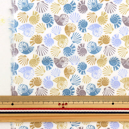 [From quantity 5] Fabric "Liberty Liberty Print Tana lawn Shaels Sea Shells 3633111-23AT" Liberty Japan