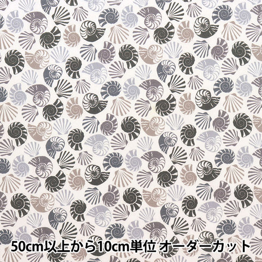 [From quantity 5] Fabric "Liberty Liberty Print Tana lawn Shaels Sea Shells 3633111-23BT" Liberty Japan