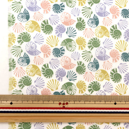 [From quantity 5] Fabric "Liberty Liberty Print Tana lawn Shaels Sea Shells 3633111-23ct" Liberty Japan