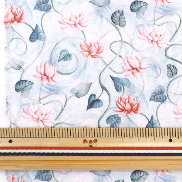 [From quantity 5] Fabric "Liberty Liberty Print Tana lawn Float away 3633127-23AT" Liberty Japan