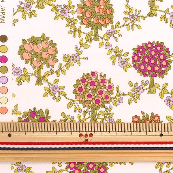 [From quantity 5] Fabric "Liberty Liberty Print Tana lawn Summer Orchard 3633132-23ct" Liberty Japan