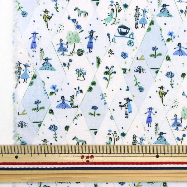 [From quantity 5] Fabric "Liberty Liberty Print Tana lawn Picnic Parade 3633109-23BT" Liberty Japan