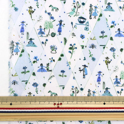 [From quantity 5] Fabric "Liberty Liberty Print Tana lawn Picnic Parade 3633109-23BT" Liberty Japan