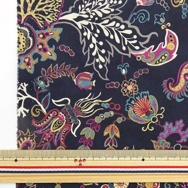 [From quantity 5] Fabric "Liberty Liberty Print Tana lawn Ocean Deep 3633116-SD23C" Liberty Japan