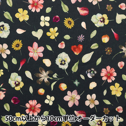 [From quantity 5] Fabric "Liberty Liberty Print Tana lawn Fields Flower 3633139-23AT" Liberty Japan