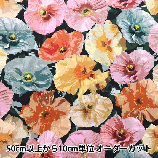 [From quantity 5] Fabric "Liberty Liberty Print Tana lawn Poppy Wonder 3633146-23AT" Liberty Japan