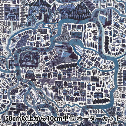 [来自数量5] 织物 "自由自由印刷 塔纳草坪 图案图3633192-23BT" Liberty Japan