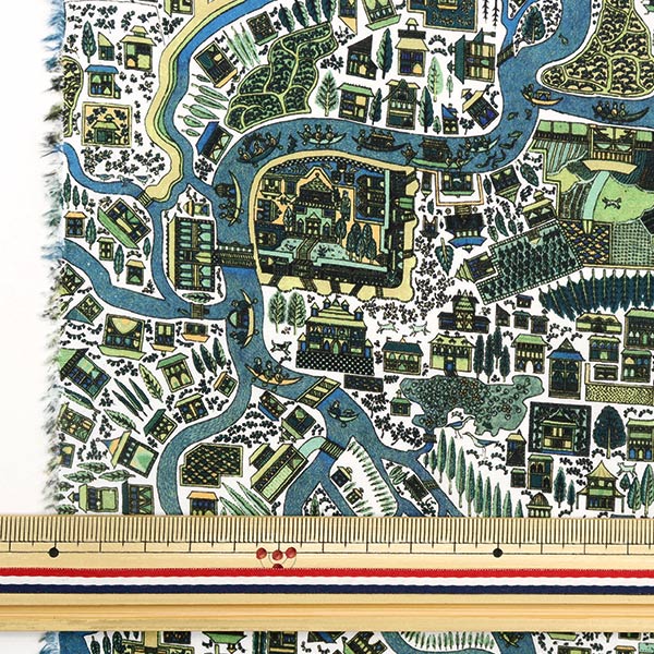 [From quantity 5] Fabric "Liberty Liberty Print Tana lawn Pattern map 3633192-23ct" Liberty Japan