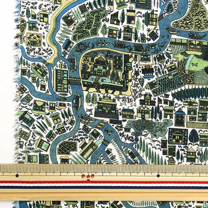 [From quantity 5] Fabric "Liberty Liberty Print Tana lawn Pattern map 3633192-23ct" Liberty Japan