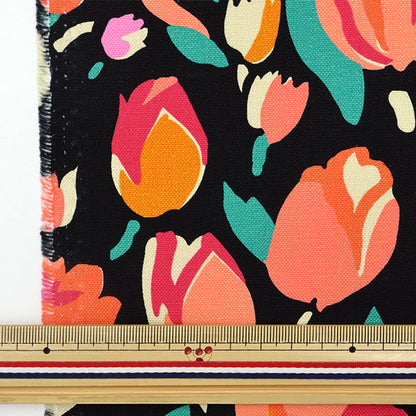 [From quantity 5] Fabric "Liberty Liberty Print No. 11 Canvas Tulip Bouquet 2583101-A" Liberty Japan