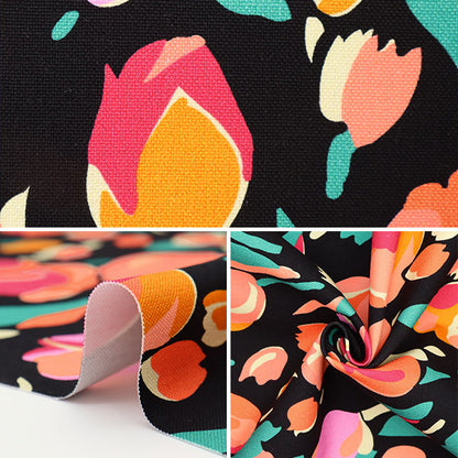 [From quantity 5] Fabric "Liberty Liberty Print No. 11 Canvas Tulip Bouquet 2583101-A" Liberty Japan