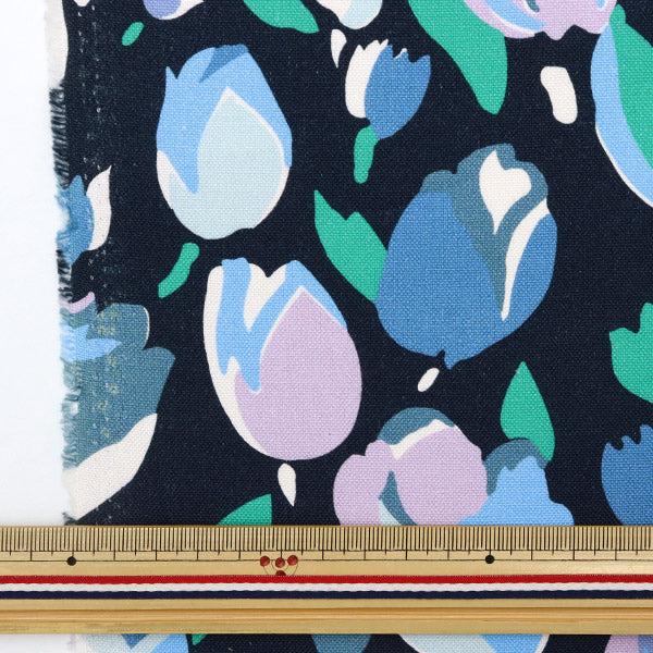 [From quantity 5] Fabric "Liberty Liberty Print No. 11 Canvas Tulip Bouquet 2583101-J23B" Liberty Japan