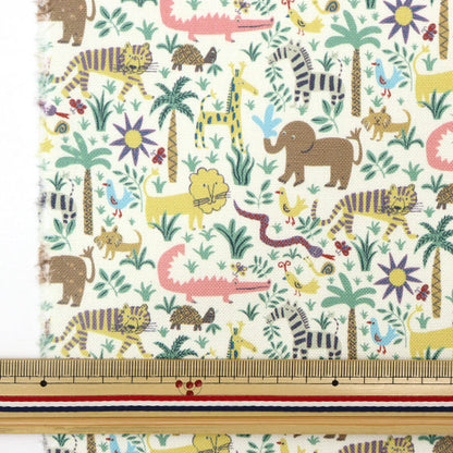 [From quantity 5] Fabric "Liberty Liberty Print No. 11 Canvas Louise Jungle 363J6440-D" Liberty Japan