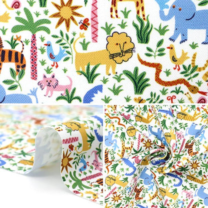 [From quantity 5] Fabric "Liberty Liberty Print No. 11 Canvas Louise Jungle 363J6440-J23A" Liberty Japan