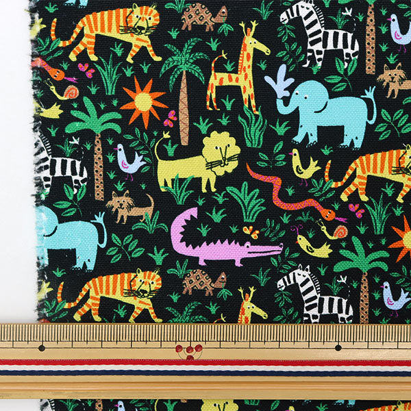 [From quantity 5] Fabric "Liberty Liberty Print No. 11 Canvas Louise Jungle 363J6440-J23B" Liberty Japan