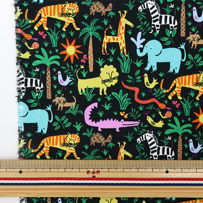 [From quantity 5] Fabric "Liberty Liberty Print No. 11 Canvas Louise Jungle 363J6440-J23B" Liberty Japan