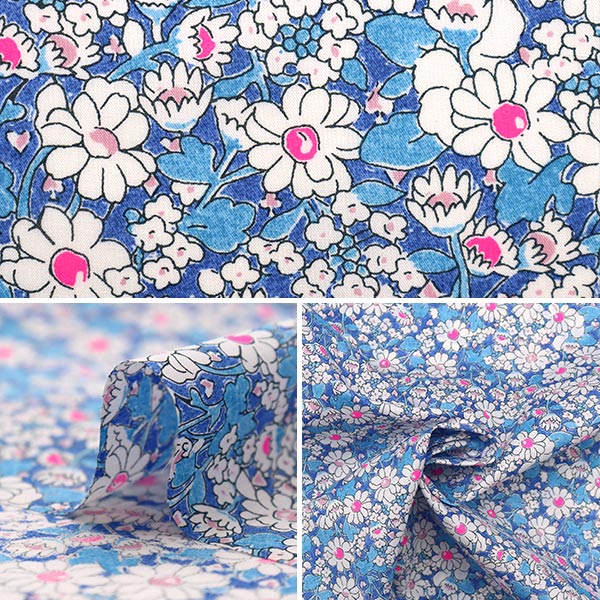 [From quantity 5] Fabric "Liberty neon color Tana lawn Alice Neon DC32677-J23A" Liberty Japan