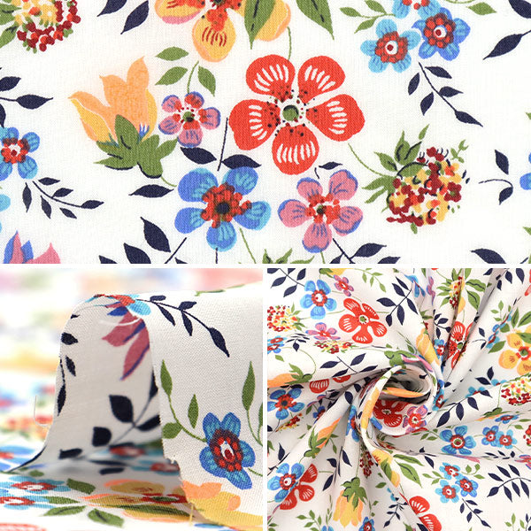 [From quantity 5] Fabric "Liberty neon color Tana lawn Edenamneon DC32681-J23A" Liberty Japan