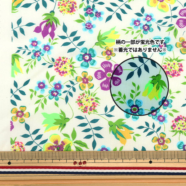 [来自数量5] 织物 "自由霓虹色 塔纳草坪 Edenamneon DC32681-J23B" 日本自由