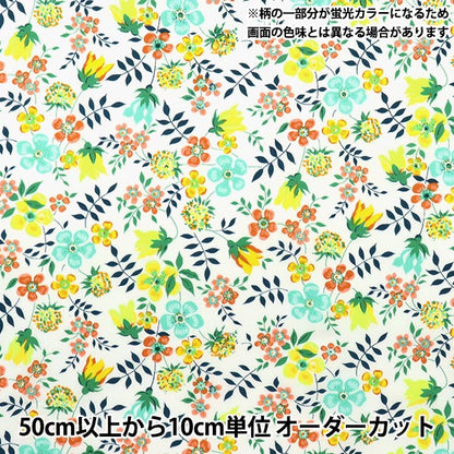[来自数量5] 织物 "自由霓虹色 塔纳草坪 Edenamneon DC32681-J23C" 日本自由