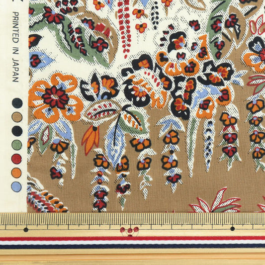 [From quantity 5] Fabric "Liberty Fabric Tana lawn Aviary Paisley DC29888-BE" Liberty Japan