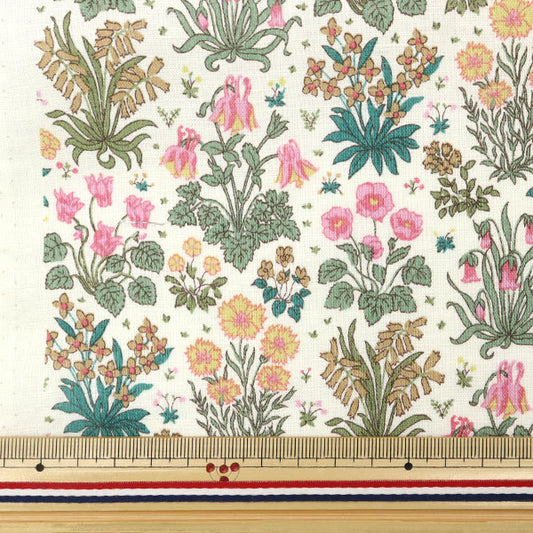 [来自数量5] 织物 “ Liberty Fabric Flanders亚麻哥伦布斯塔迪3633133-23a" 日本自由