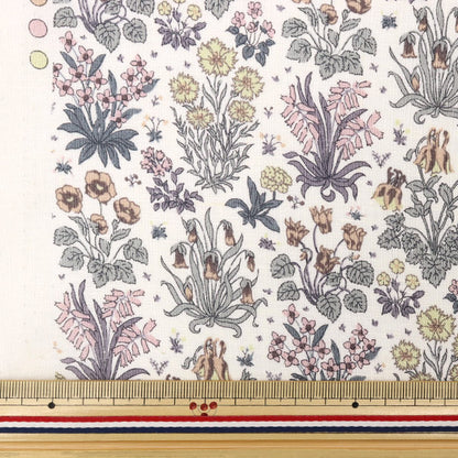 [From quantity 5] Fabric "Liberty Fabric Flanders Linen Columbustadi 3633133-J23A" Liberty Japan