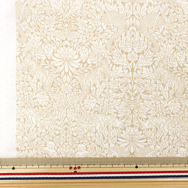 [From quantity 5] Fabric "Liberty Fabric Flanders Linen Survival 3633119-J23A" Liberty Japan