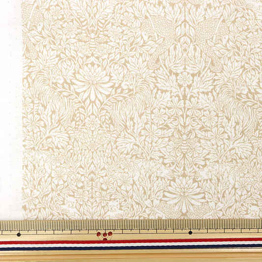 [From quantity 5] Fabric "Liberty Fabric Flanders Linen Survival 3633119-J23A" Liberty Japan