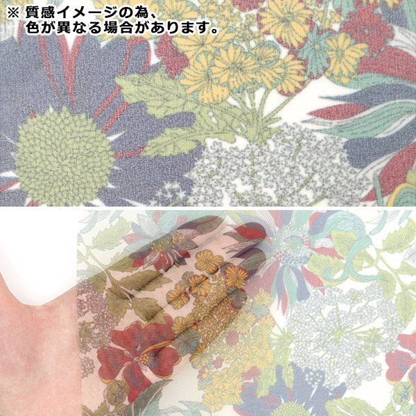 [来自数量5] 织物 “自由织物聚酯有家体当归晚会3631034-C" Liberty Japan