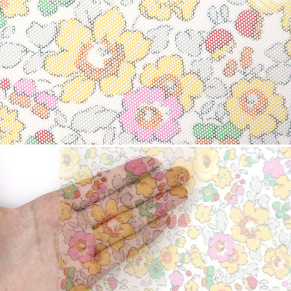 [From quantity 5] Fabric "Liberty Fabric Polyester Tulle Vetzy 3332019-LW" Liberty Japan