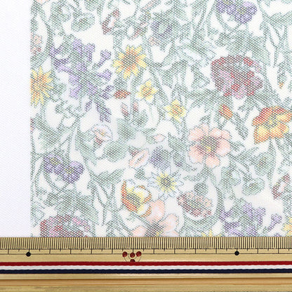 [From quantity 5] Fabric "Liberty Fabric Polyester Tulle Rachel Medu 2349022-X" Liberty Japan