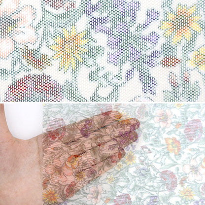 [From quantity 5] Fabric "Liberty Fabric Polyester Tulle Rachel Medu 2349022-X" Liberty Japan
