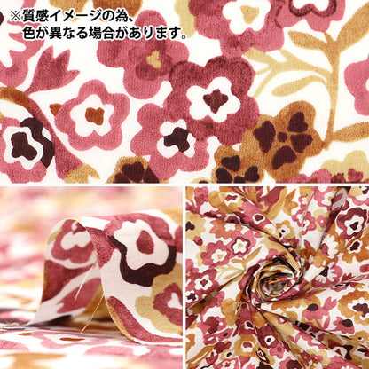 [来自数量5] 织物 “自由结构 塔纳草坪 Pois Garden DC32591-D" Liberty Japan