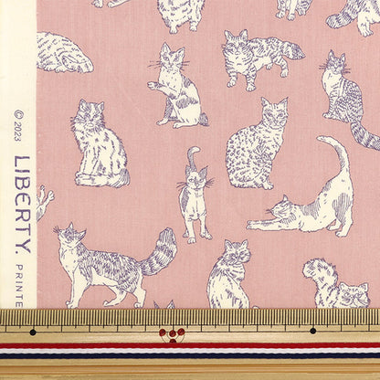 [From quantity 5] Fabric "Liberty Fabric Tana lawn Myoou DC32576-A" Liberty Japan