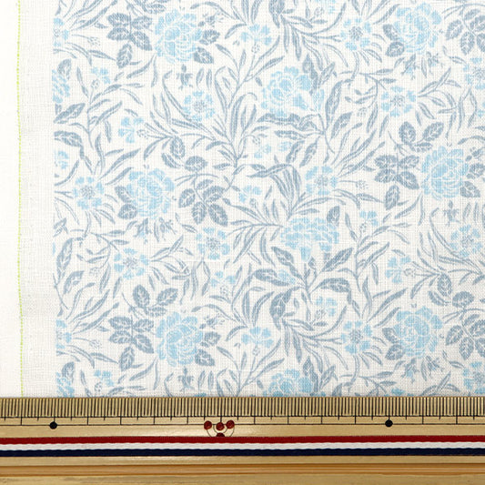 [From quantity 5] Fabric "Liberty Fabric Flanders Linen Mitra 1224112-J24A" Liberty Japan