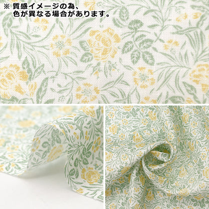 [From quantity 5] Fabric "Liberty Fabric Flanders Linen Mitra 1224112-J24A" Liberty Japan