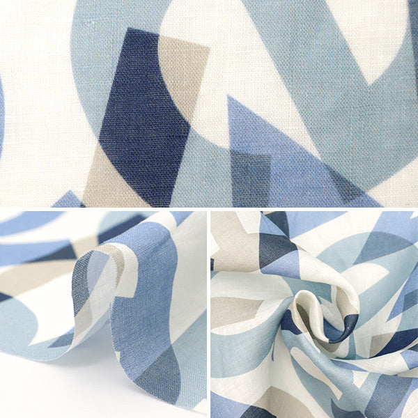 [From quantity 5] Fabric "Liberty Fabric Flanders Linen Spectrum 3634102-J24D" Liberty Japan
