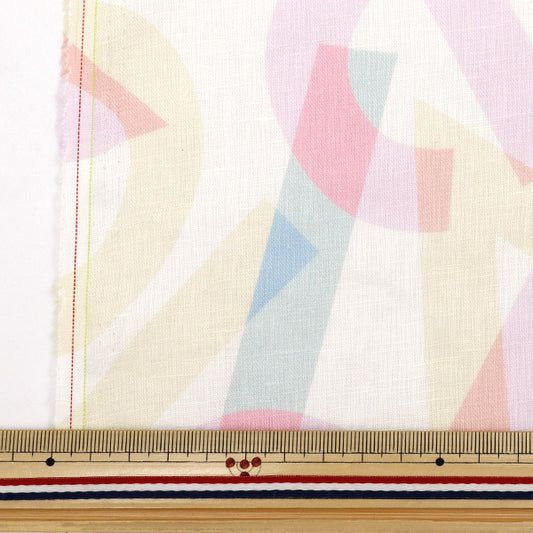 [From quantity 5] Fabric "Liberty Fabric Flanders Linen Spectrum 3634102-J24E" Liberty Japan