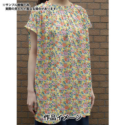 [From quantity 5] Fabric "Liberty Fabric Flanders Linen Hedgeiloulumble 3634106-24B" Liberty Japan
