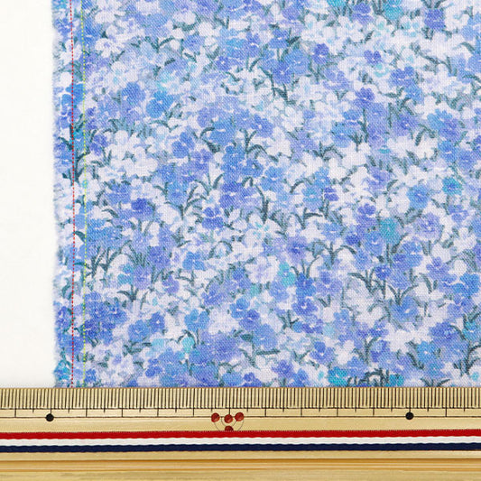[From quantity 5] Fabric "Liberty Fabric Flanders Linen Arriet Violet 3634133-J24B" Liberty Japan